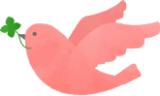 Bird Accent Pink